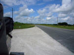 The Northern Highway, the most major of Belize's three road